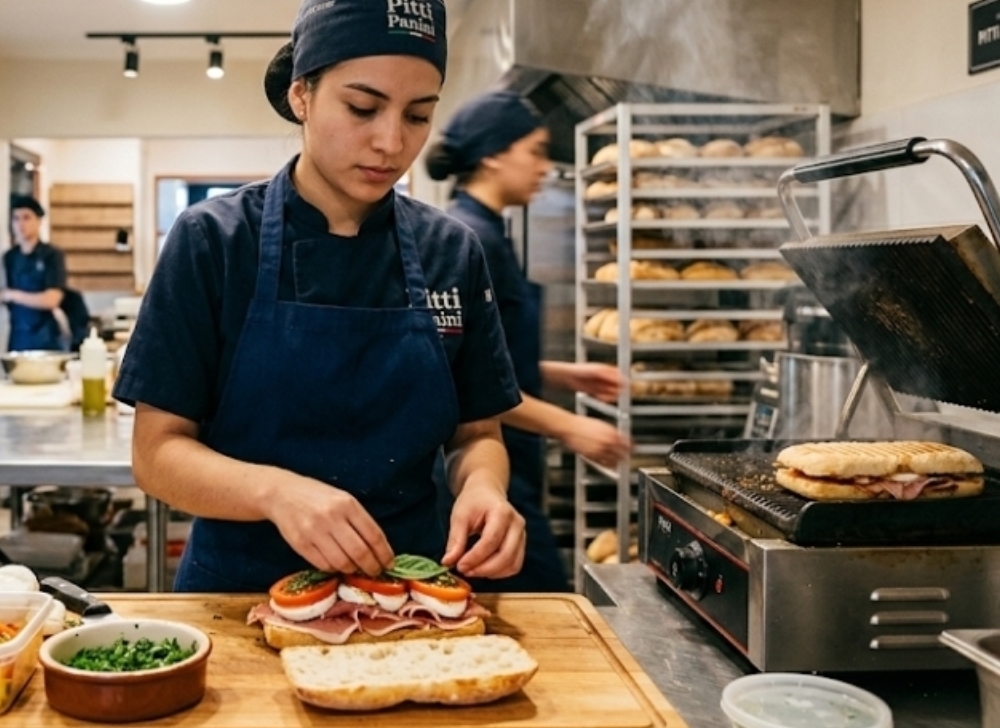 Auxiliar de Cocina y Servicio - Especialista en Panini Italiano